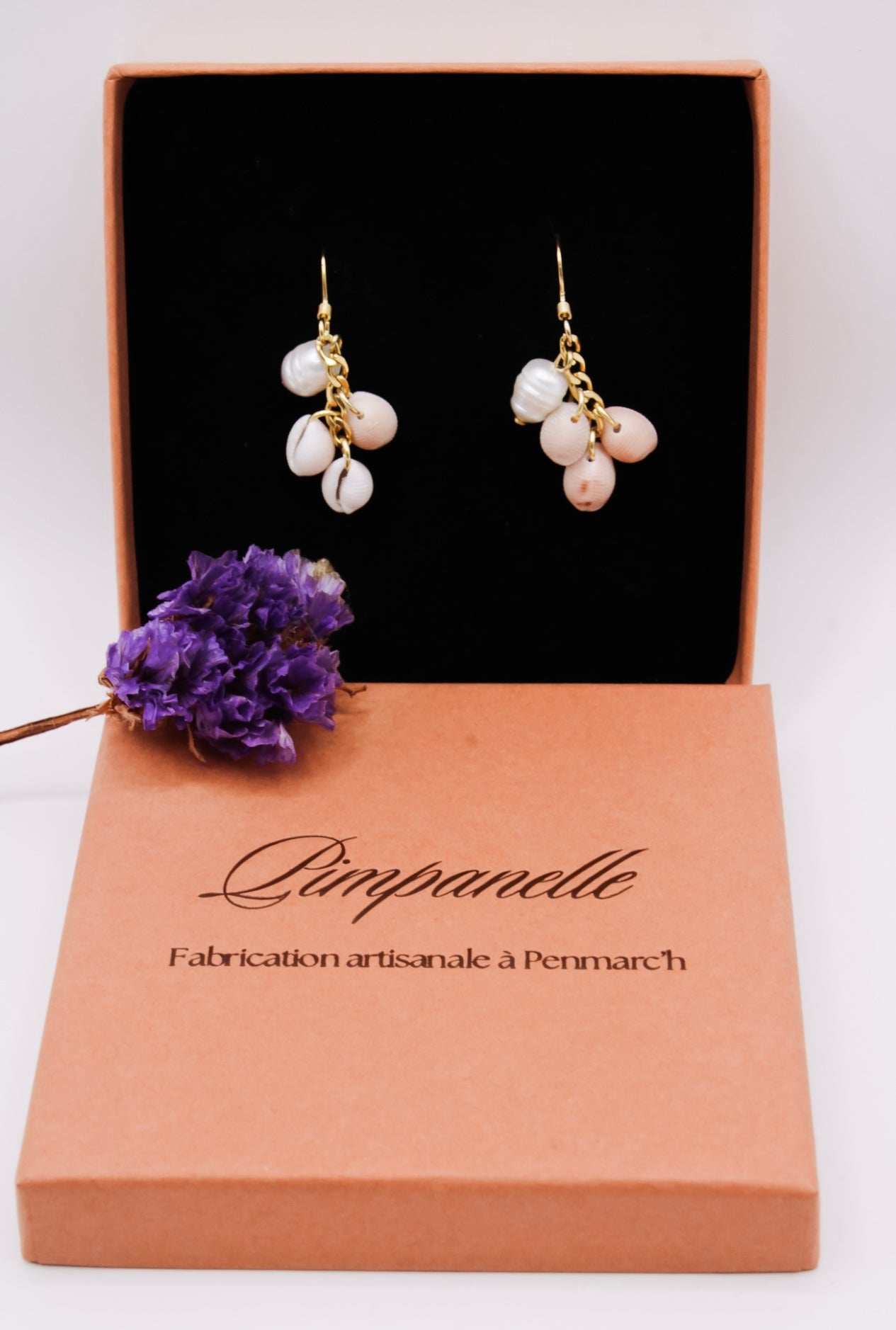 Boucles TRILOGIE - Collection coquillages