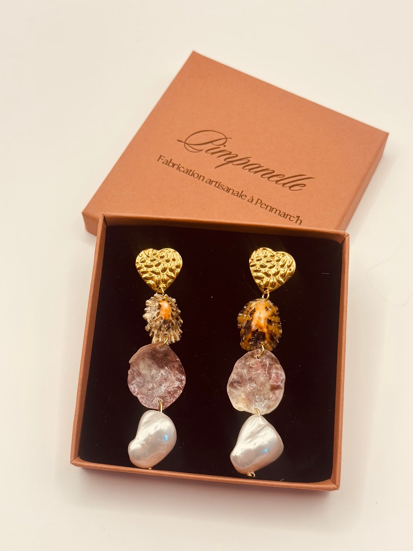 Boucles OLYMPE - Collection coquillages