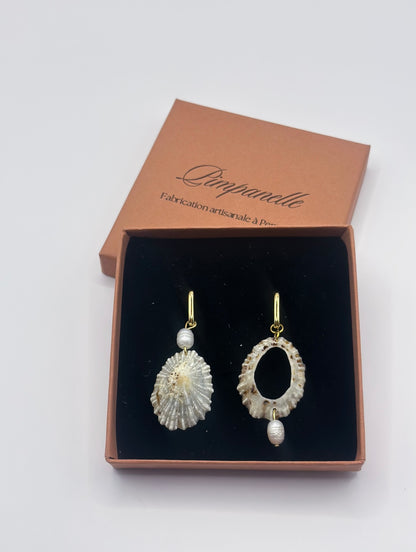 Boucles MATHY - Collection coquillages